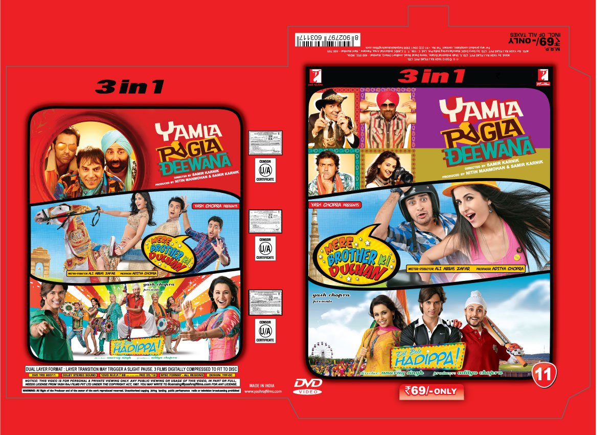 yamla-pagla-deewana-mere-brother-ki-dulhan-dil-bole-hadippa-movie-purc